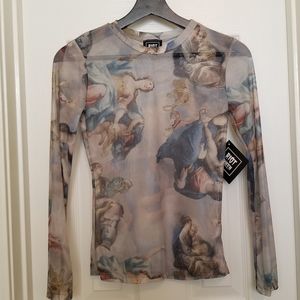 Angel Sheer Mesh Top